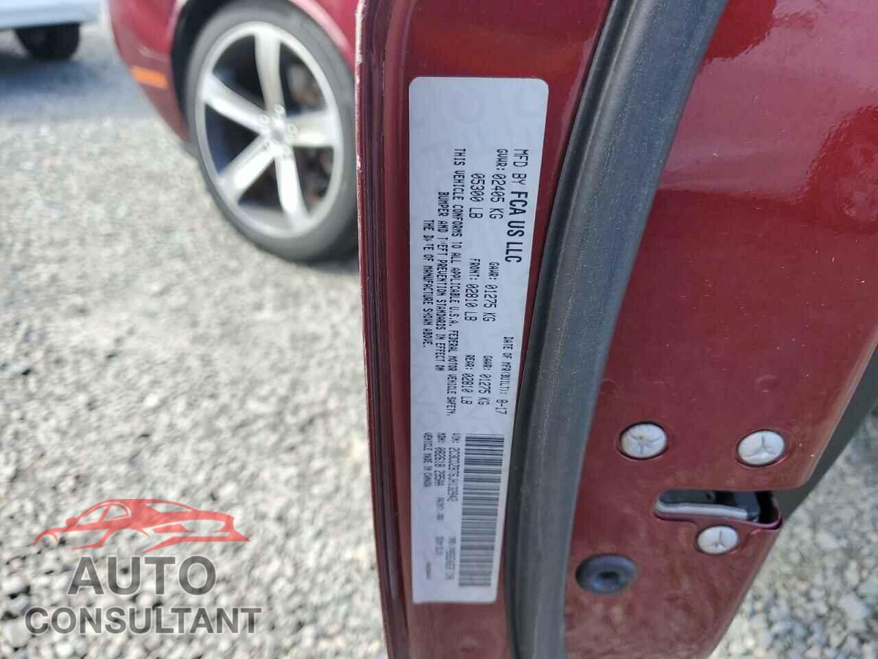 DODGE CHALLENGER 2018 - 2C3CDZBT6JH132842