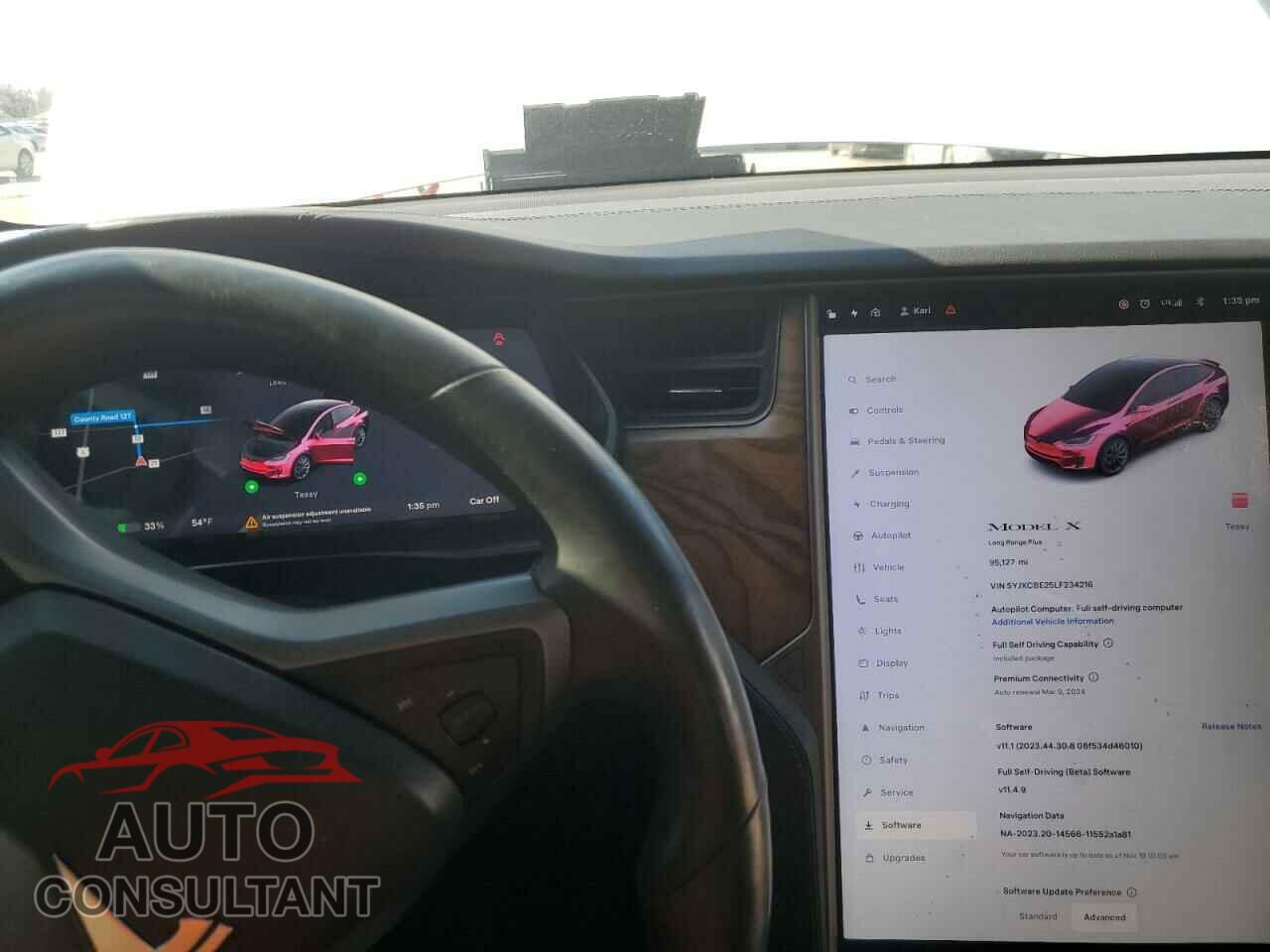 TESLA MODEL X 2020 - 5YJXCBE25LF234216