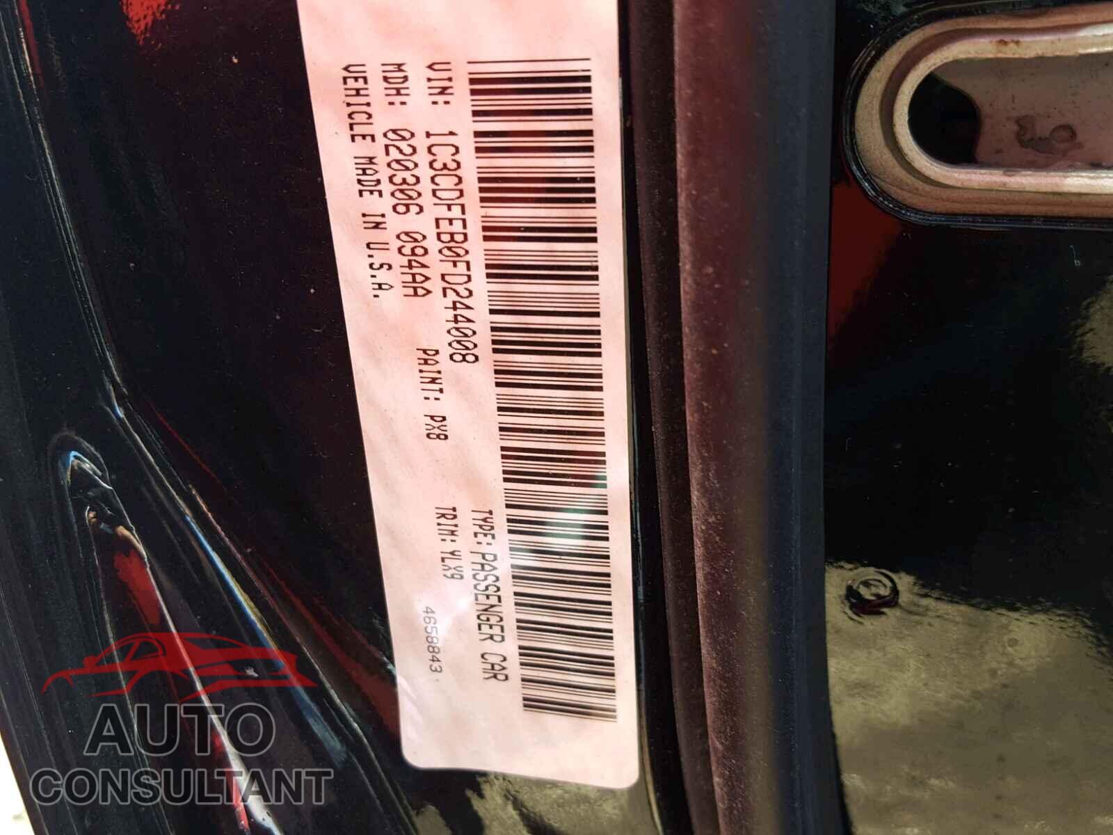 DODGE DART 2015 - 1C3CDFEB0FD244008