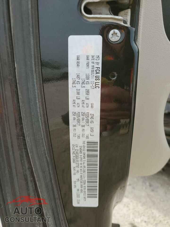 DODGE CARAVAN 2018 - 2C4RDGBG0JR137767