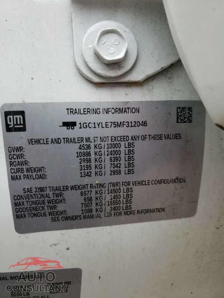 CHEVROLET SILVERADO 2021 - 1GC1YLE75MF312046