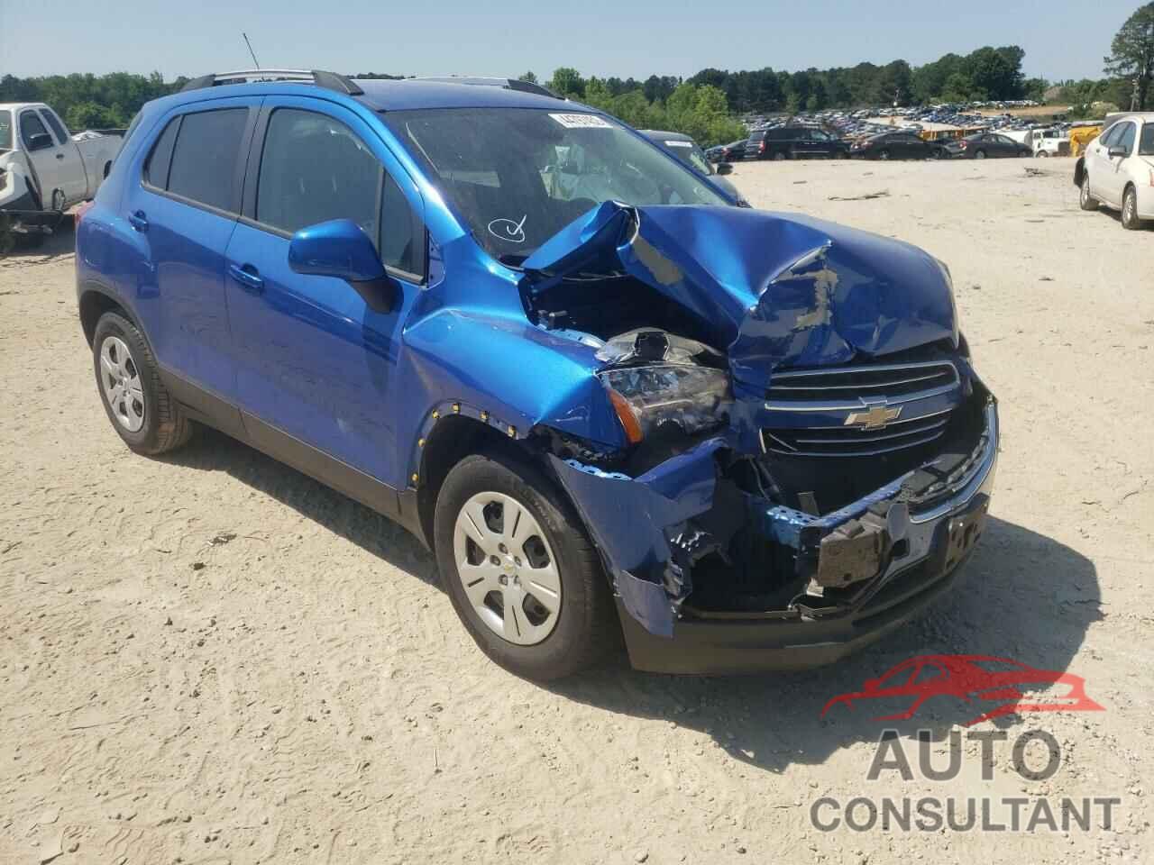 CHEVROLET TRAX 2016 - KL7CJKSB5GB599705