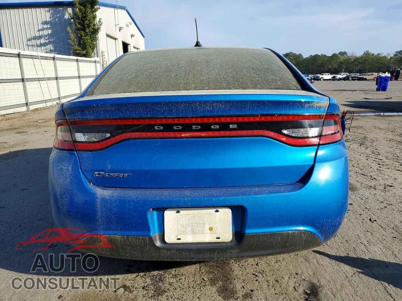 DODGE DART 2016 - 1C3CDFAA7GD661530