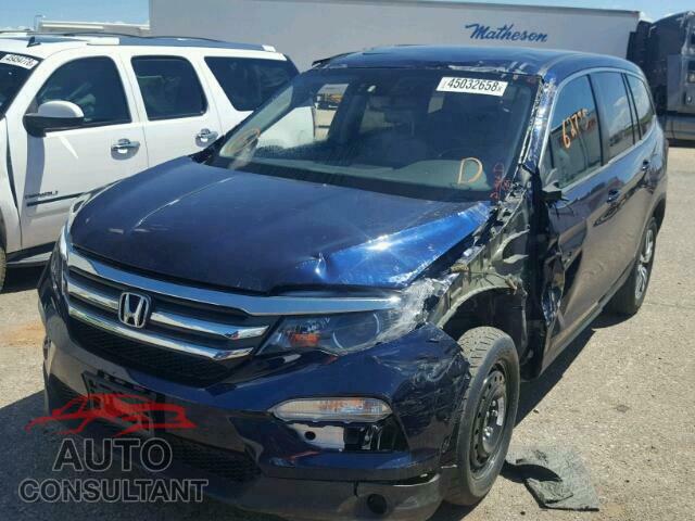 HONDA PILOT EXL 2016 - 5FNYF6H55GB022060