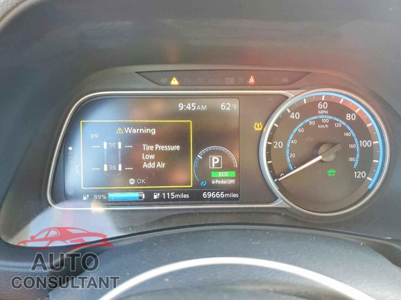 NISSAN LEAF 2021 - 1N4AZ1BVXMC552530