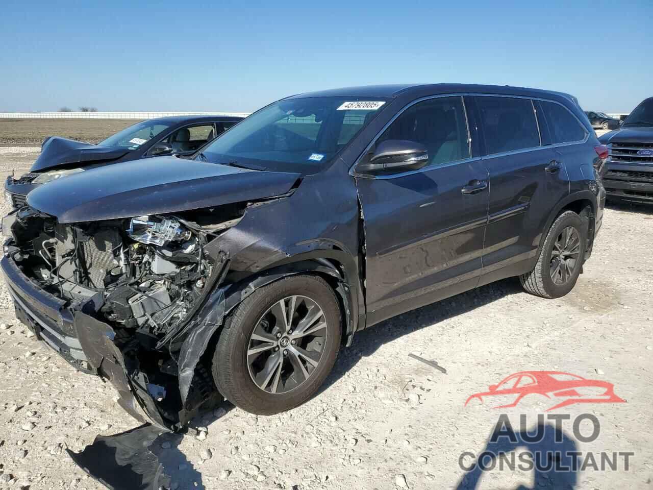 TOYOTA HIGHLANDER 2019 - 5TDZZRFH7KS365029
