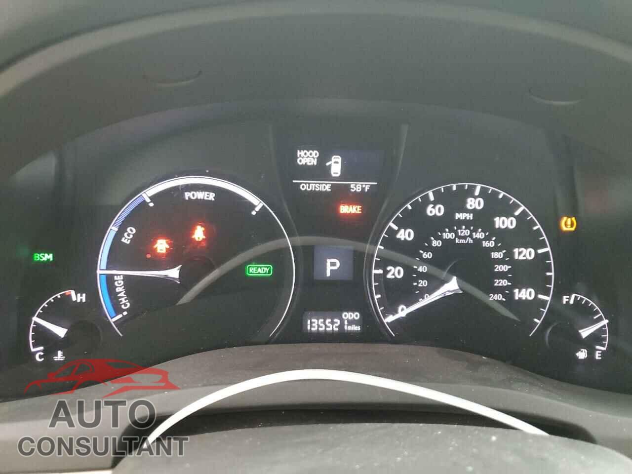 LEXUS RX450 2013 - JTJZB1BA5D2007627