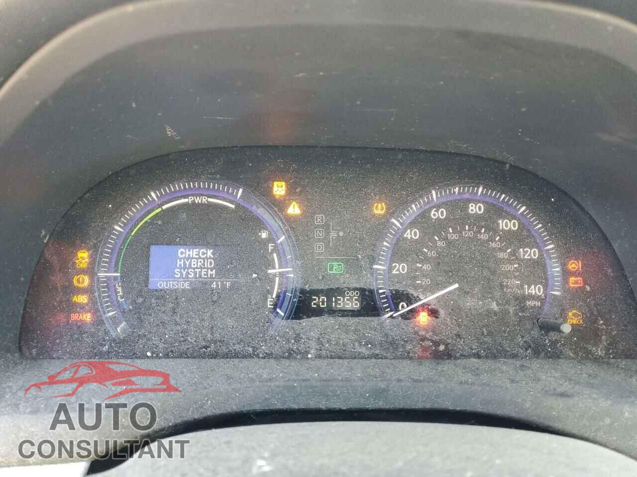 LEXUS HS 2010 - JTHBB1BA2A2005882