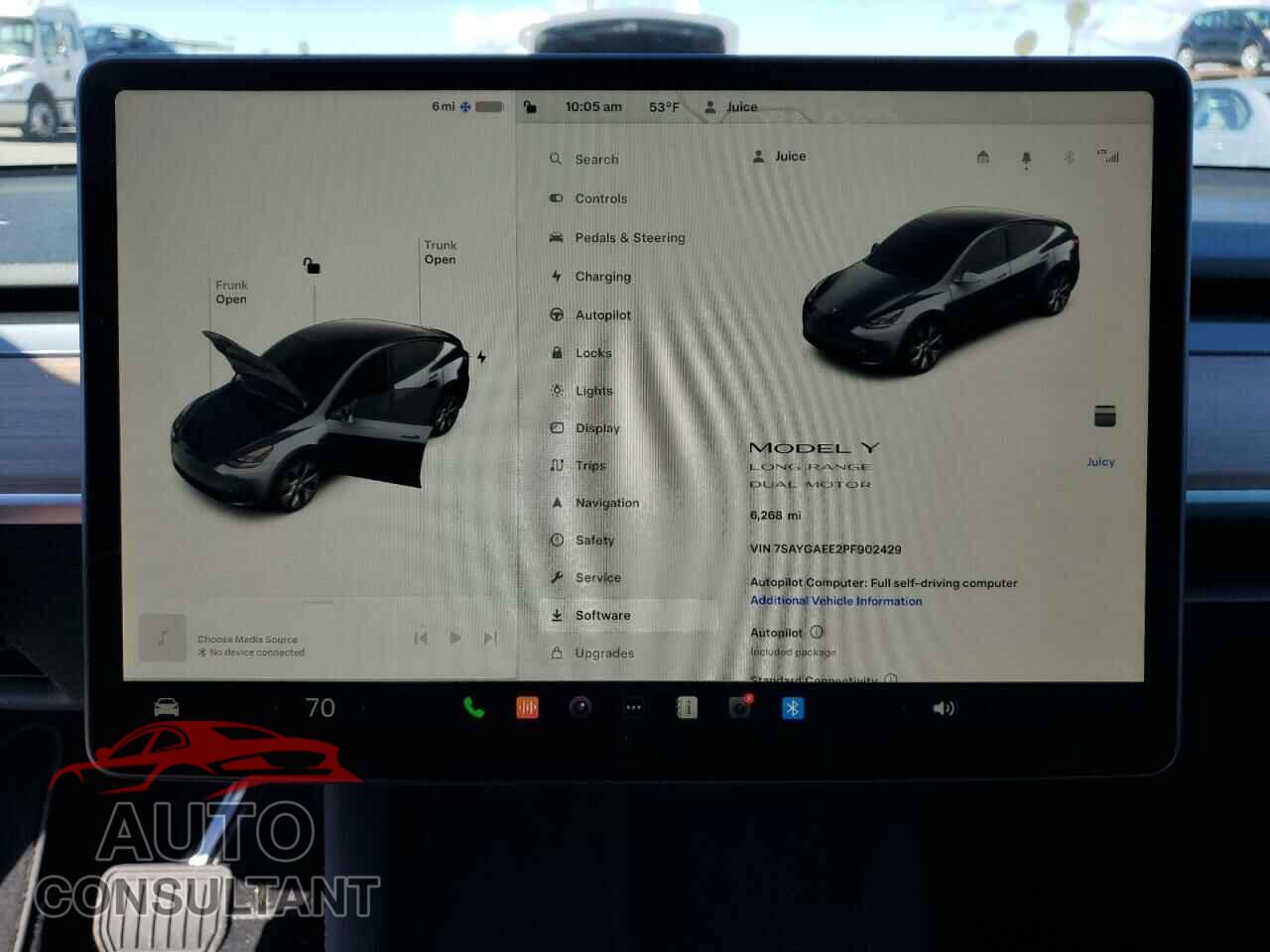 TESLA MODEL Y 2023 - 7SAYGAEE2PF902429