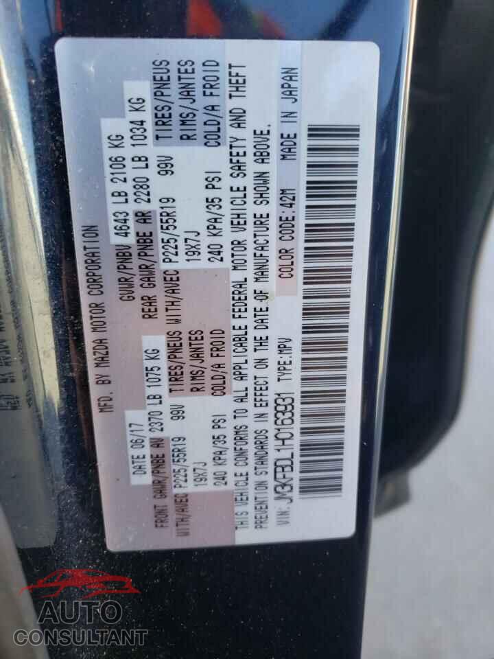 MAZDA CX-5 2017 - JM3KFBDL1H0163931