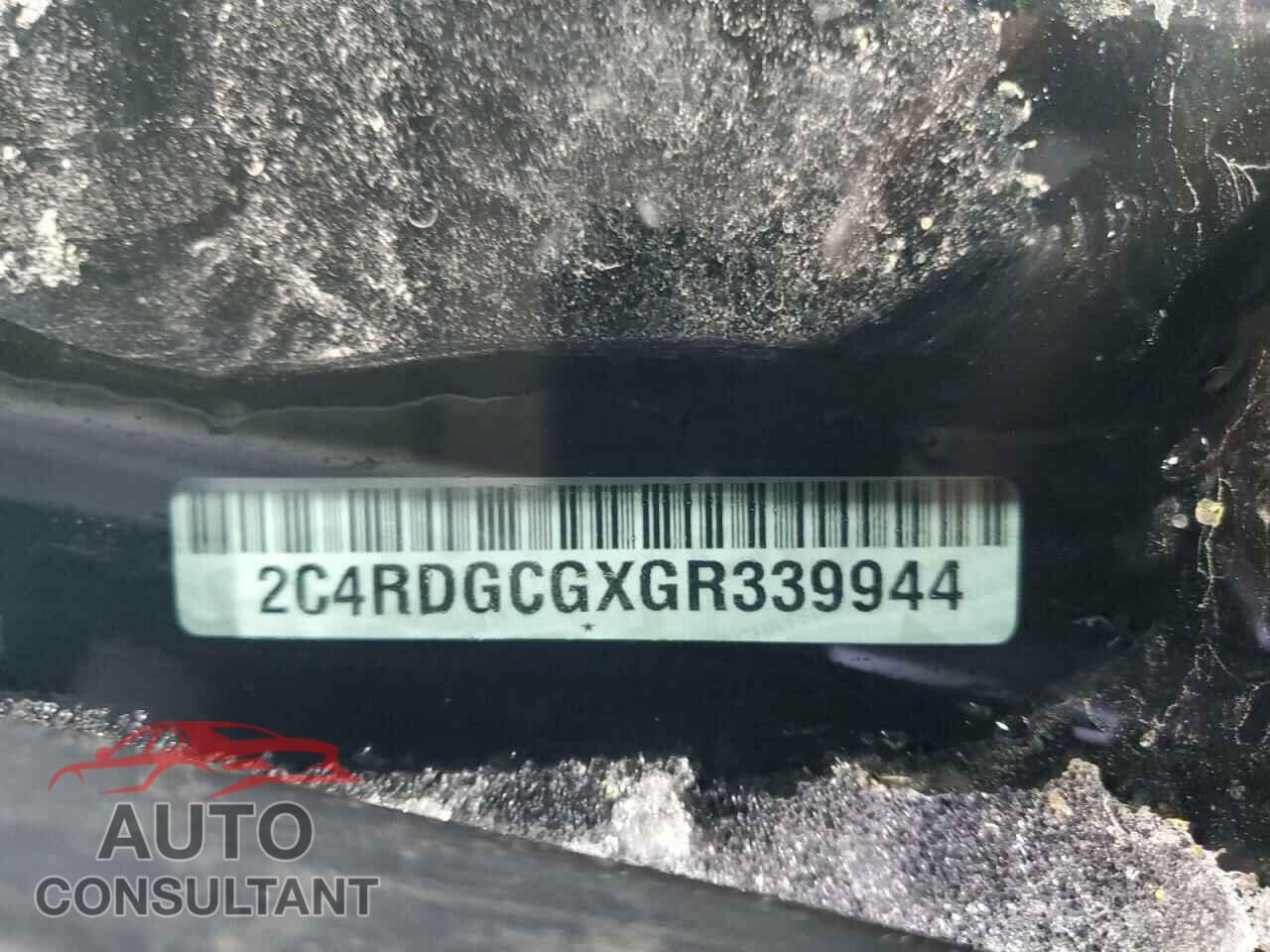 DODGE CARAVAN 2016 - 2C4RDGCGXGR339944