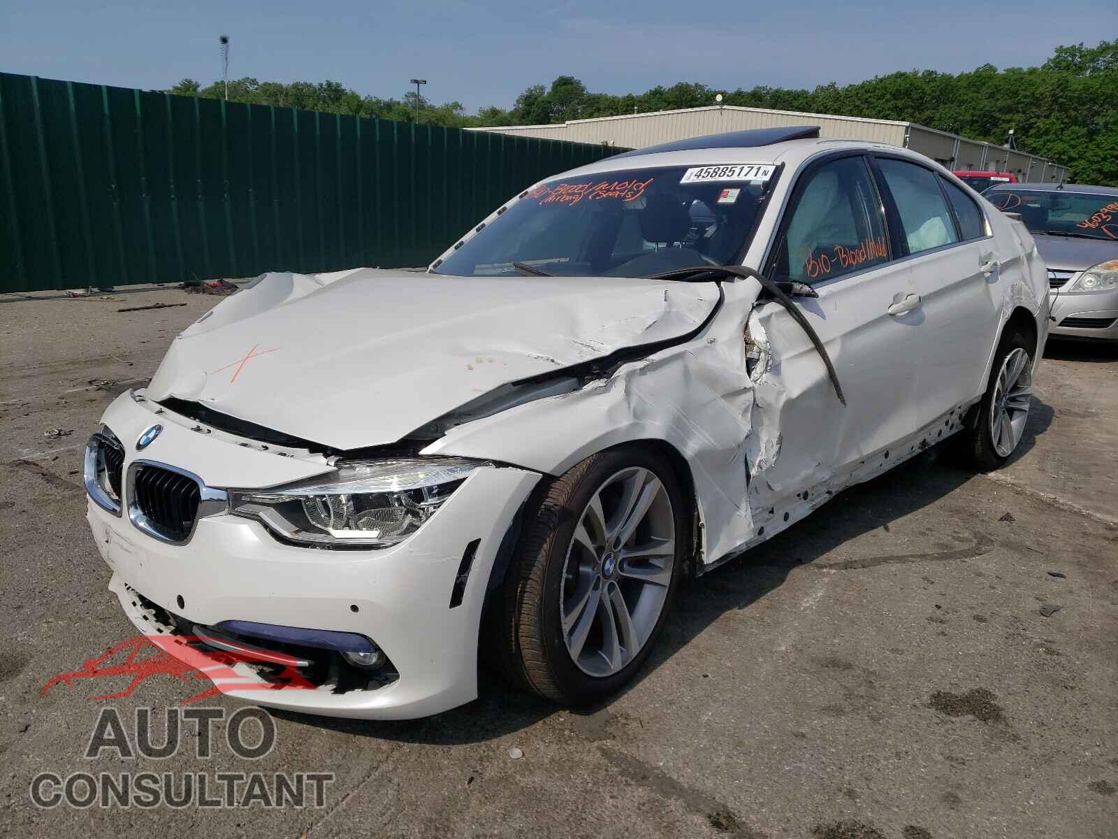BMW 3 SERIES 2016 - WBA8B7G59GNT95958