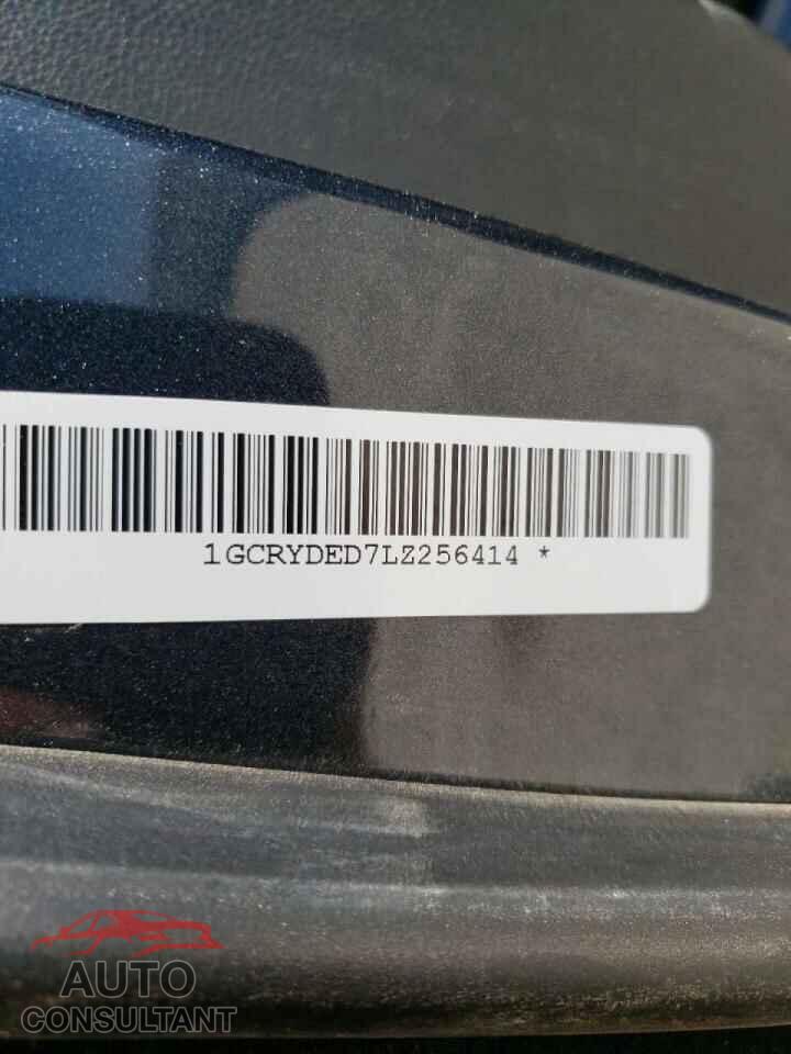 CHEVROLET SILVERADO 2020 - 1GCRYDED7LZ256414