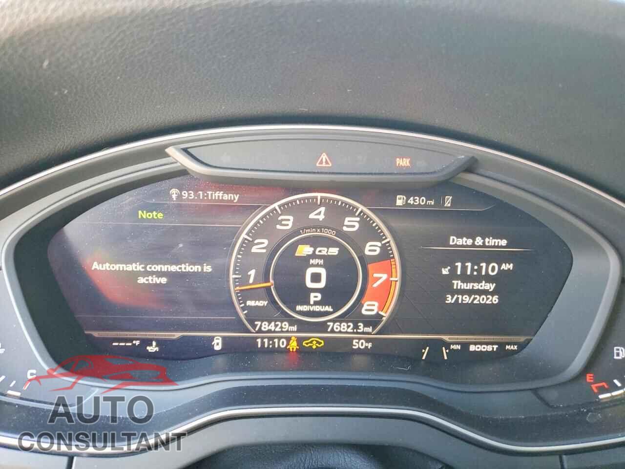 AUDI SQ5 2019 - WA1C4AFY4K2120311