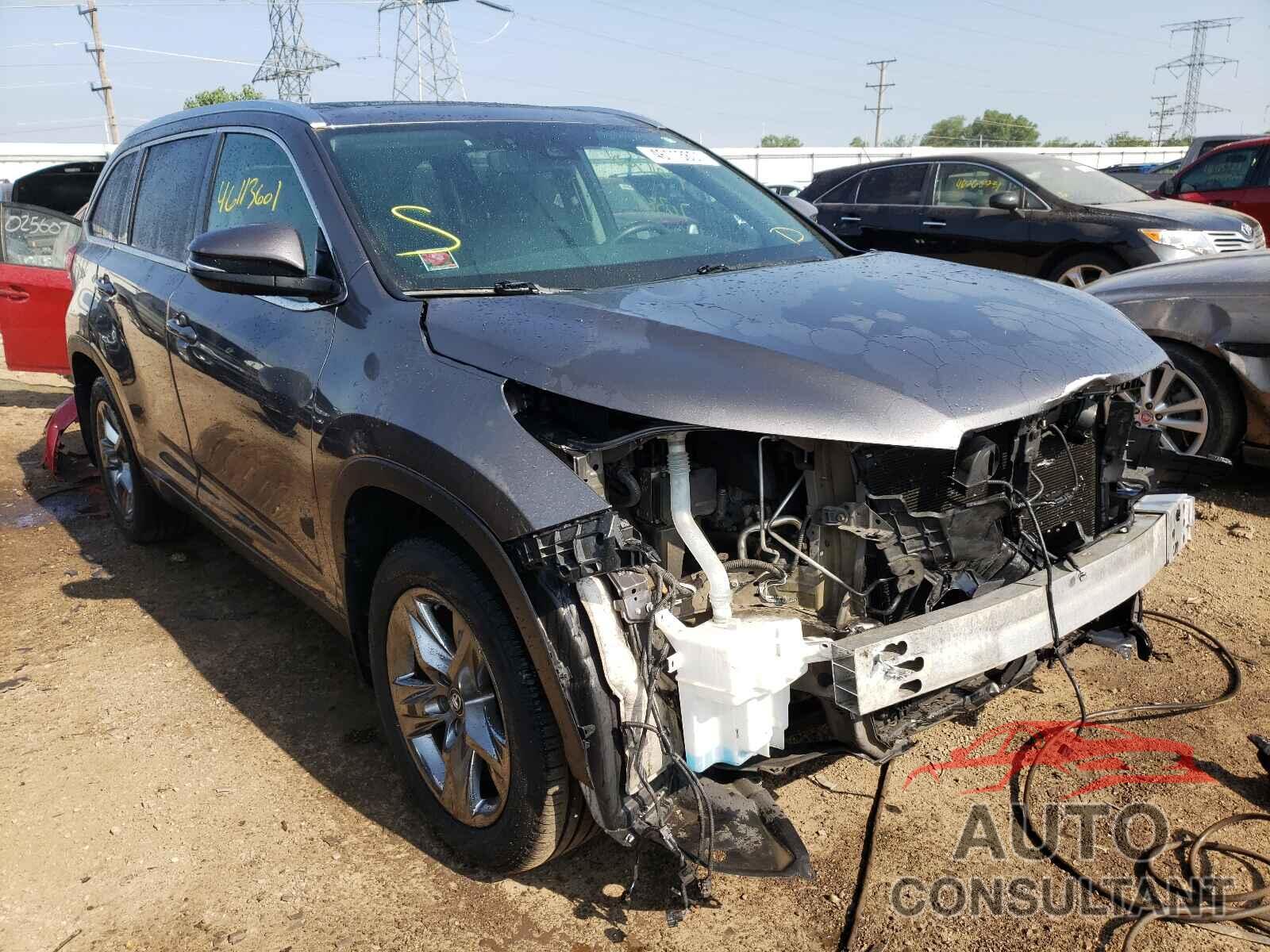 TOYOTA HIGHLANDER 2017 - 5TDDZRFH8HS472917