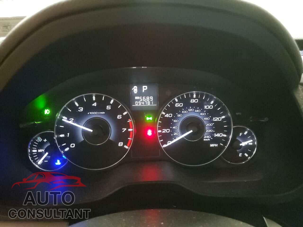 SUBARU LEGACY 2012 - 4S3BMBA68C3018261