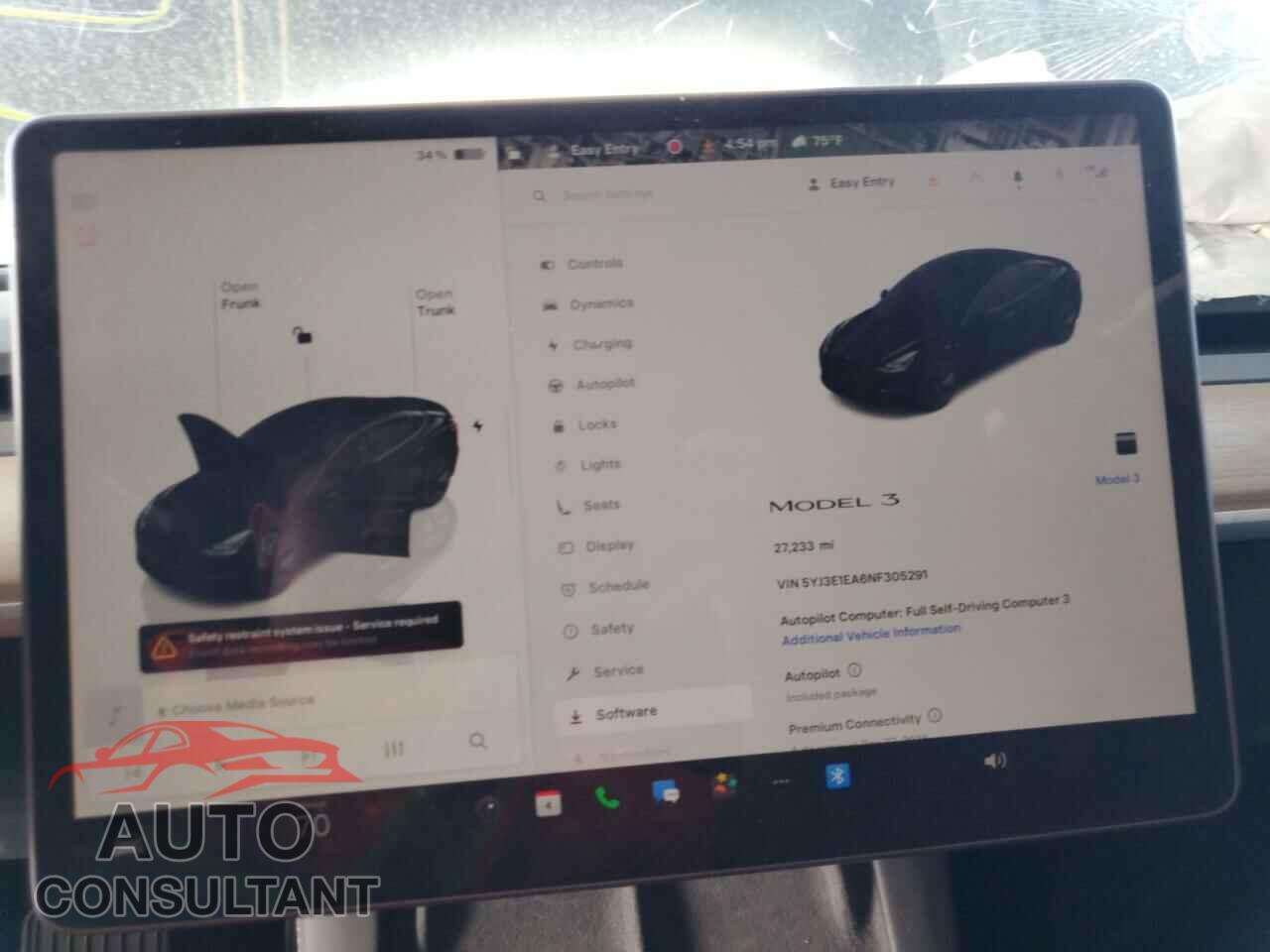 TESLA MODEL 3 2022 - 5YJ3E1EA6NF305291