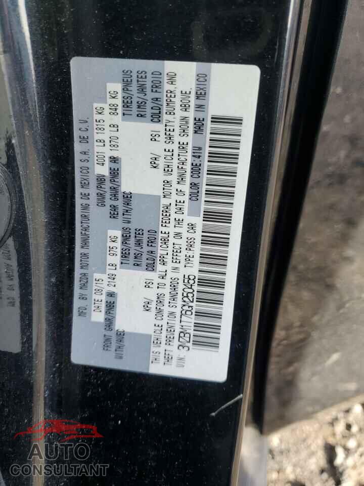 MAZDA 3 2016 - 3MZBM1T76GM250455