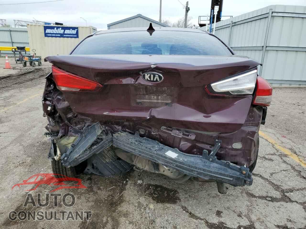 KIA FORTE 2017 - 3KPFK4A78HE110255