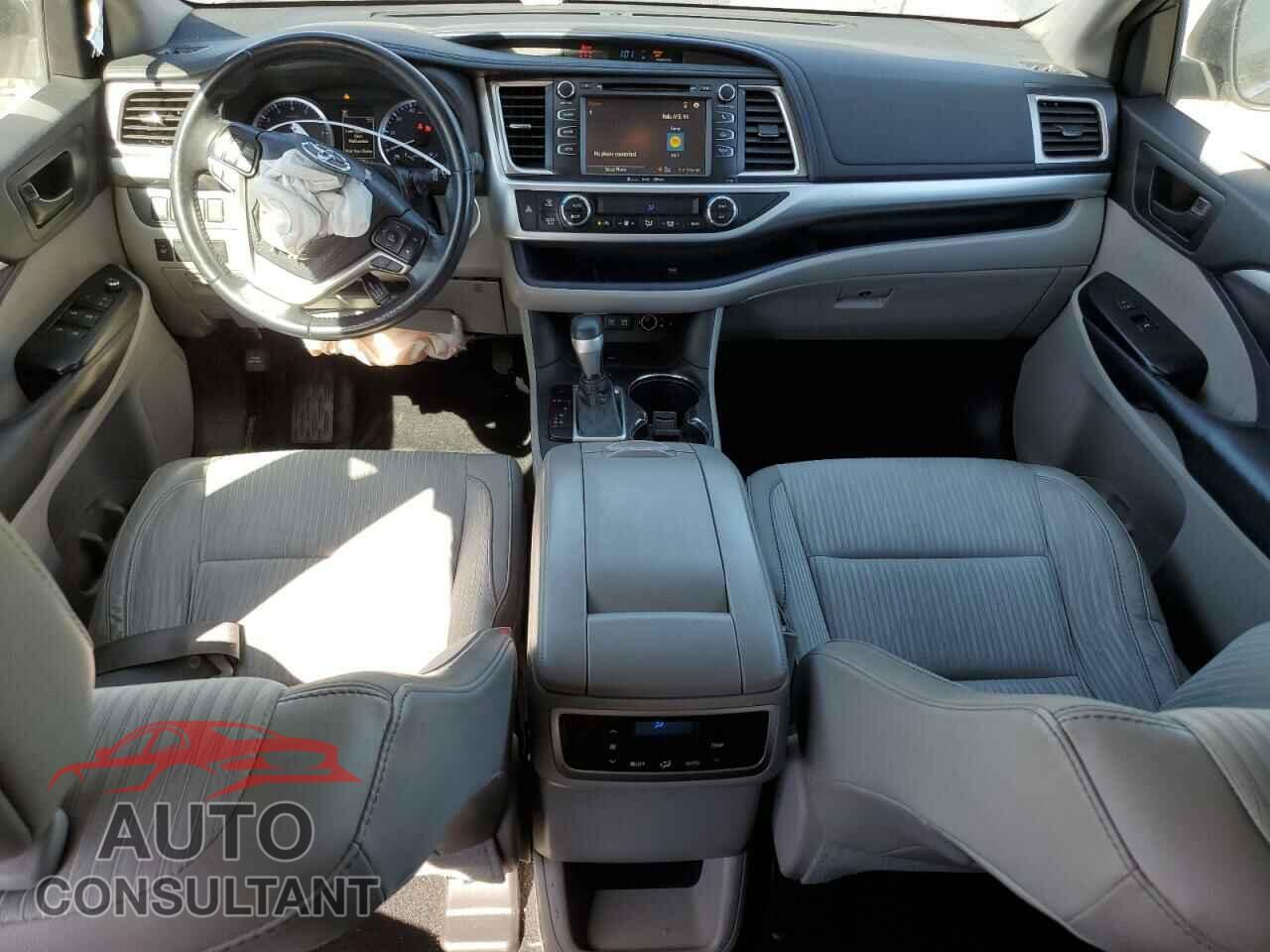 TOYOTA HIGHLANDER 2018 - 5TDZZRFH2JS254287