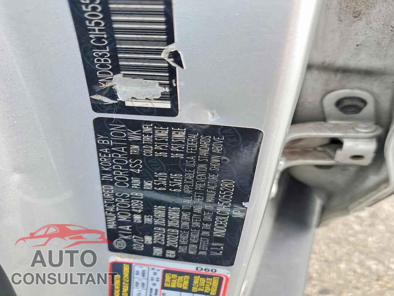 KIA NIRO 2017 - KNDCB3LC1H5055280