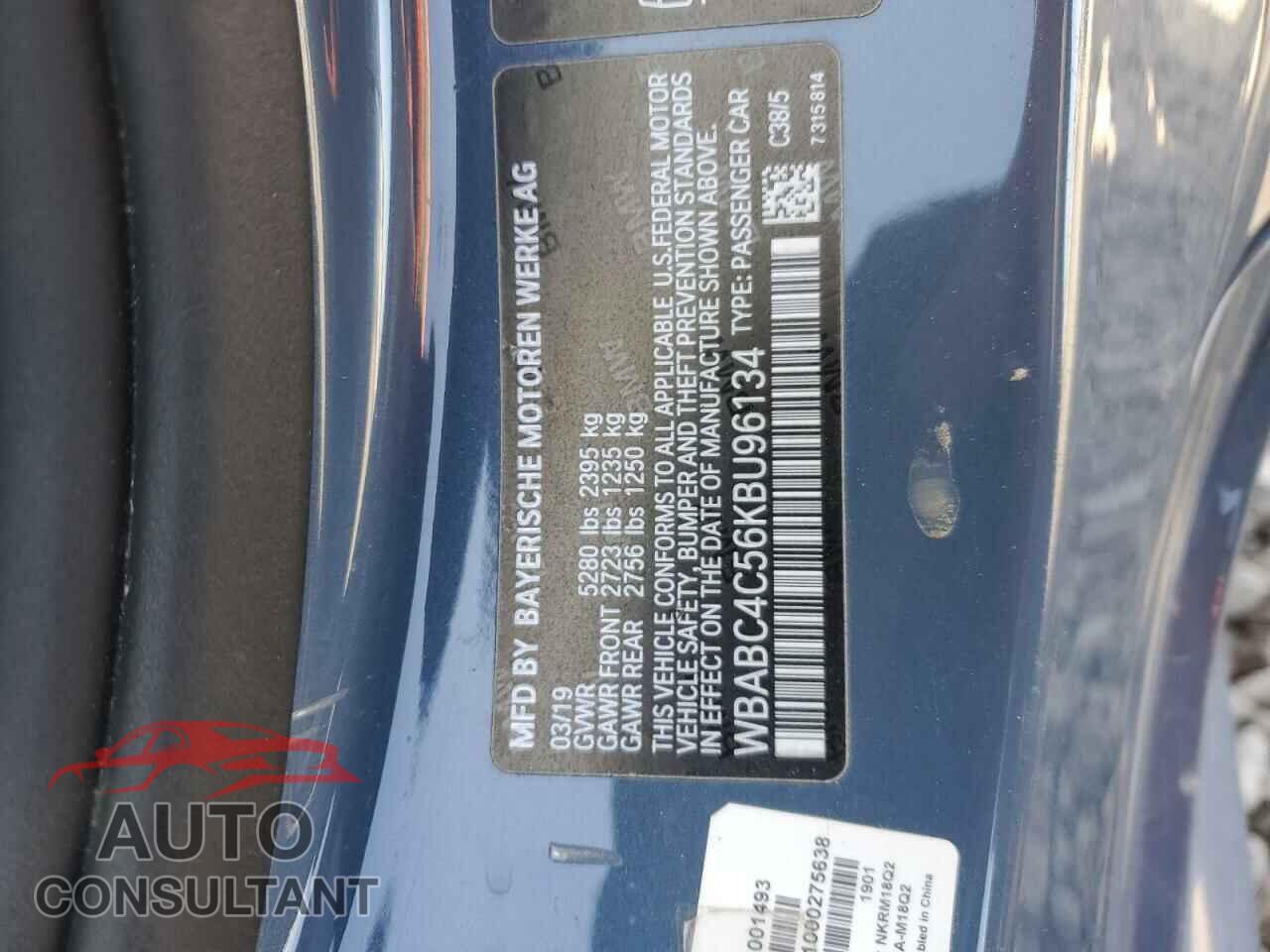 BMW M8 2019 - WBABC4C56KBU96134