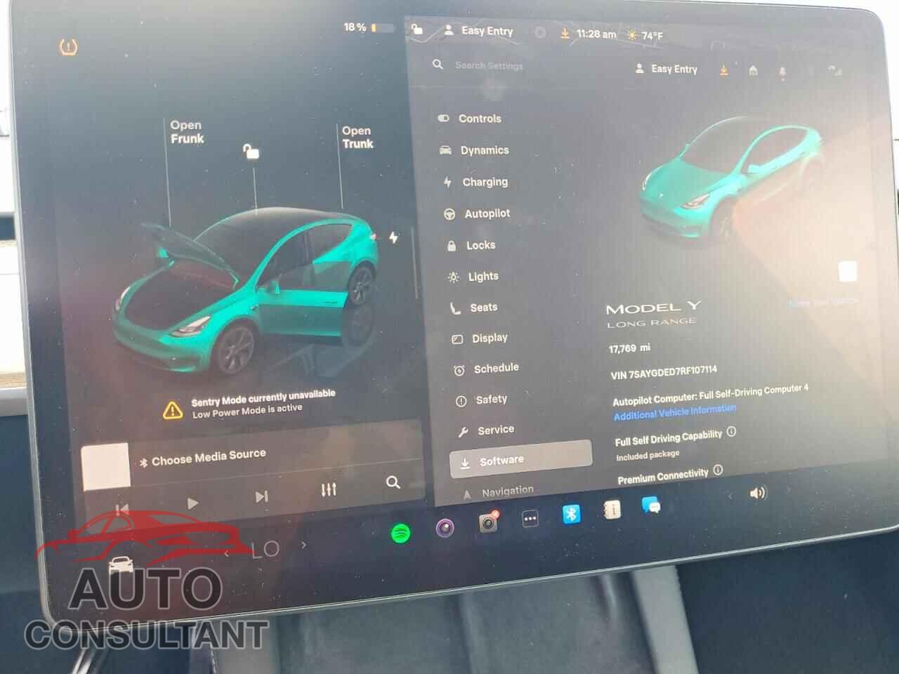TESLA MODEL Y 2024 - 7SAYGDED7RF107114