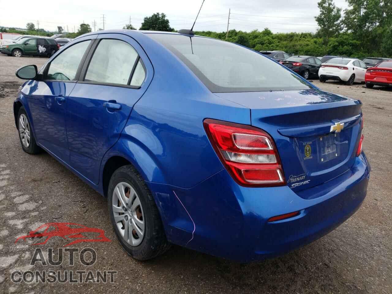 CHEVROLET SONIC 2017 - 1G1JB5SHXH4149284