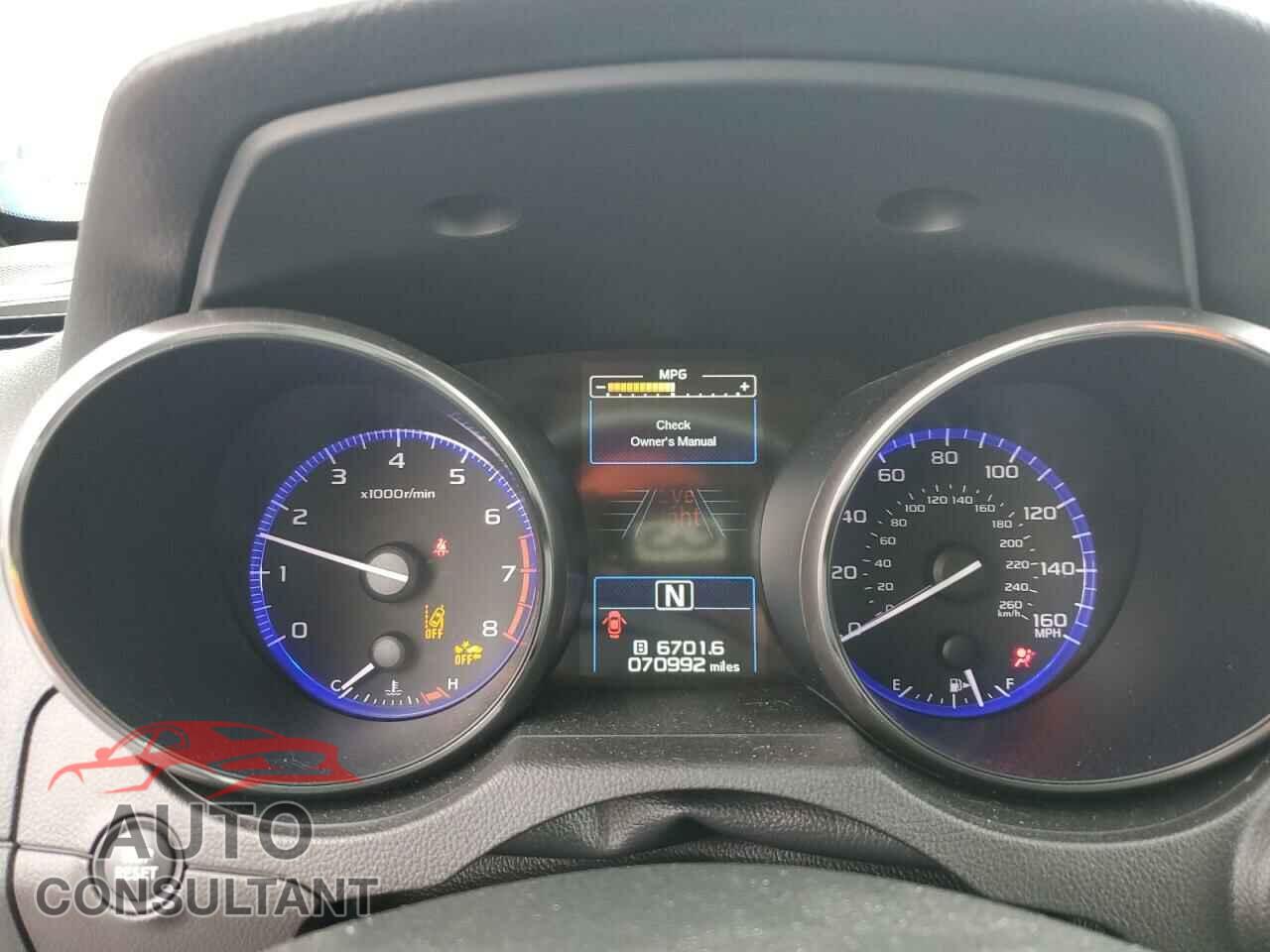 SUBARU OUTBACK 2016 - 4S4BSENC9G3337175