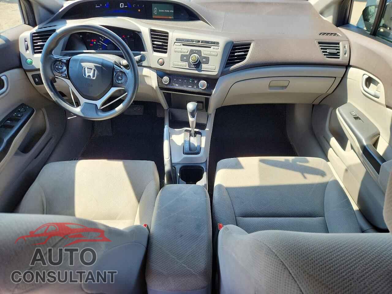 HONDA CIVIC 2012 - 19XFB2F50CE367625