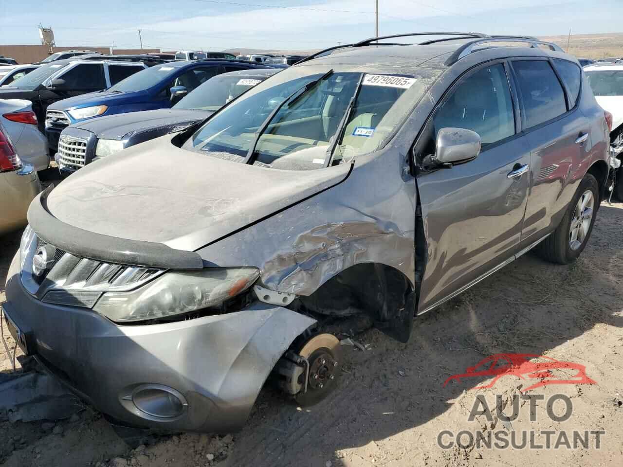 NISSAN MURANO 2009 - JN8AZ18U79W105902