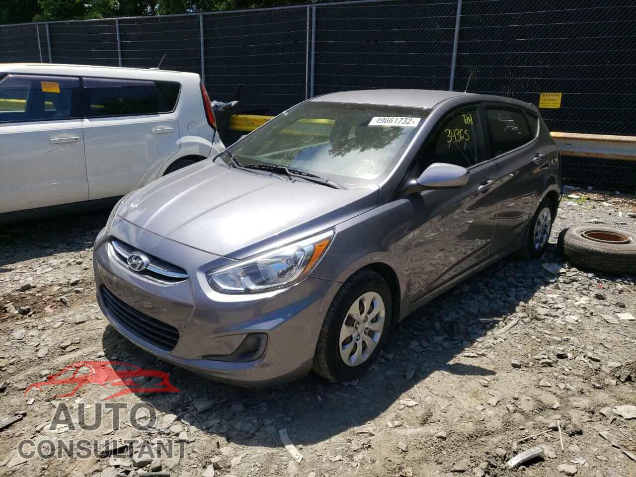 HYUNDAI ACCENT 2016 - KMHCT5AE6GU294157