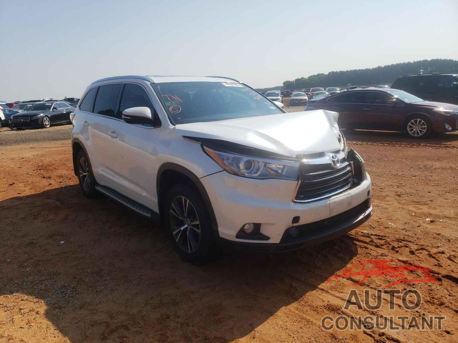 TOYOTA HIGHLANDER 2016 - 5TDKKRFH7GS185837