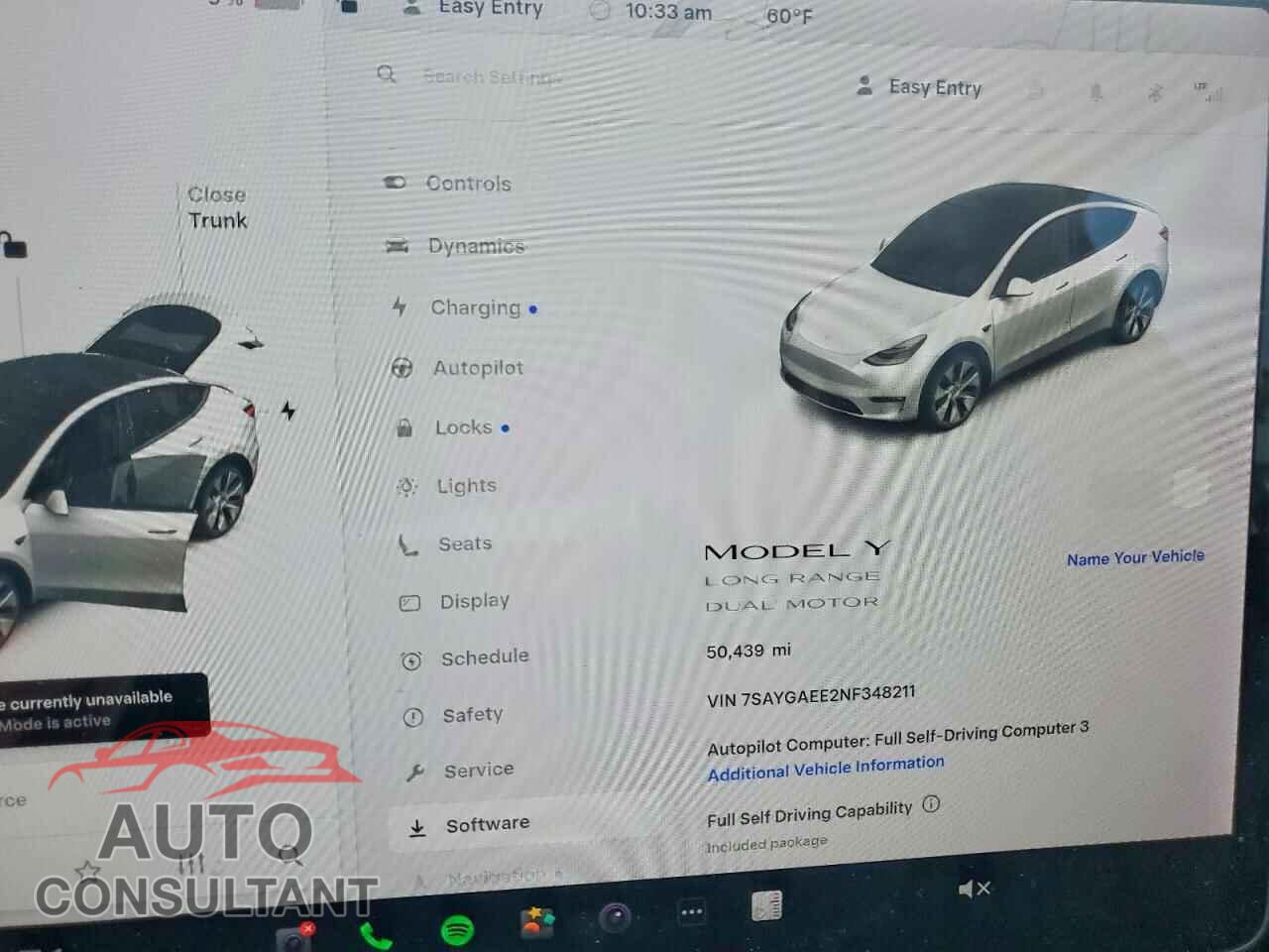 TESLA MODEL Y 2022 - 7SAYGAEE2NF348211