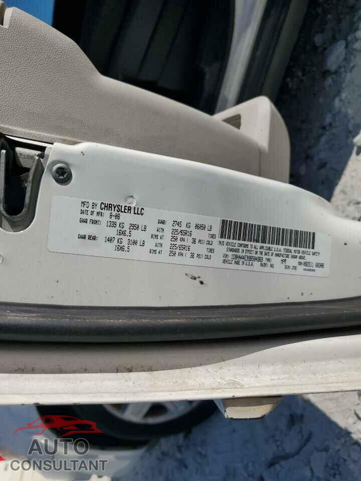 DODGE CARAVAN 2009 - 1D8HN44E99B504969