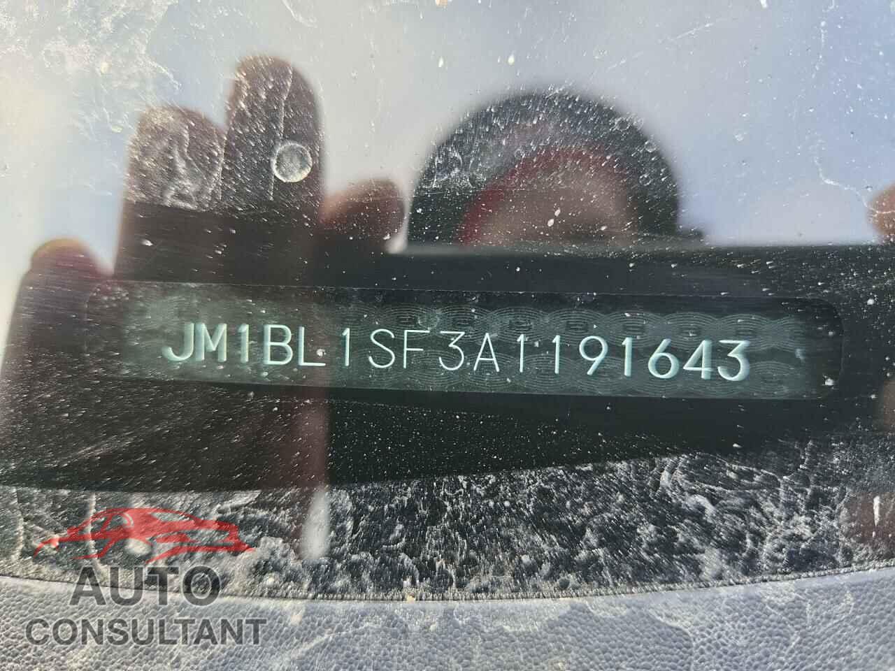 MAZDA 3 2010 - JM1BL1SF3A1191643