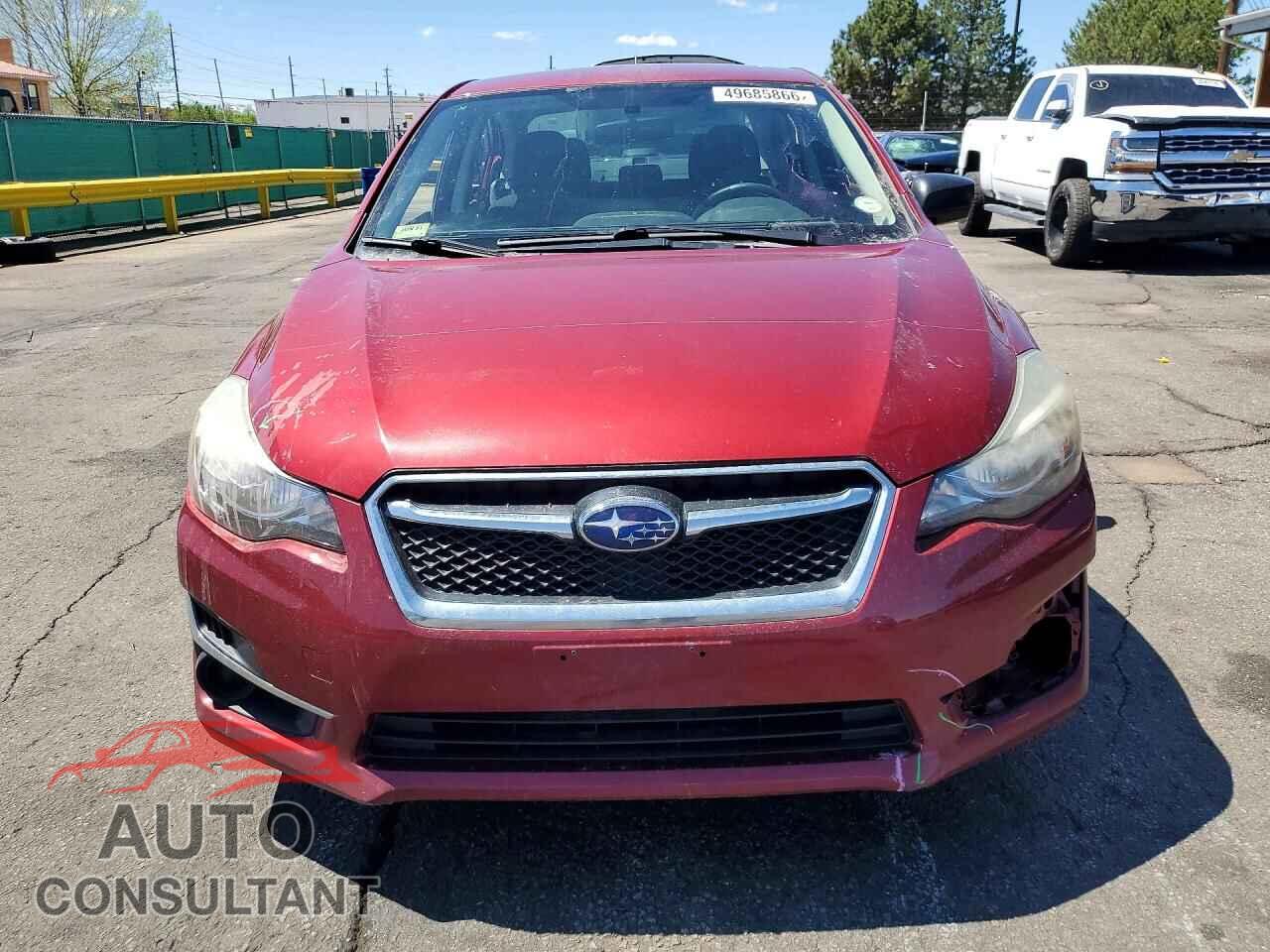 SUBARU IMPREZA 2016 - JF1GJAA62GH023320