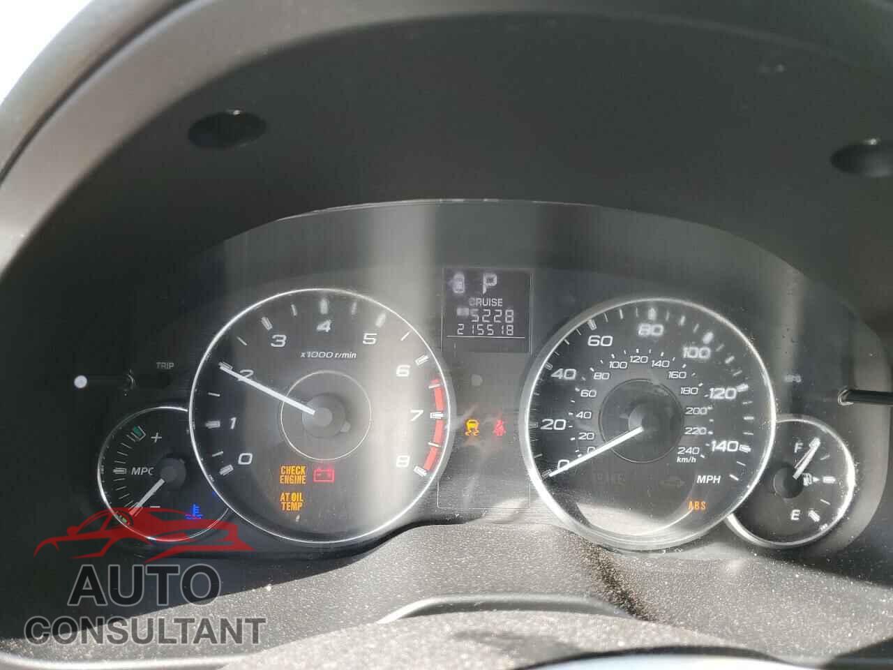 SUBARU OUTBACK 2012 - 4S4BRCCC3C3253849