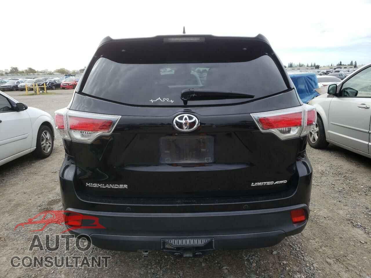 TOYOTA HIGHLANDER 2014 - 5TDDKRFHXES045366