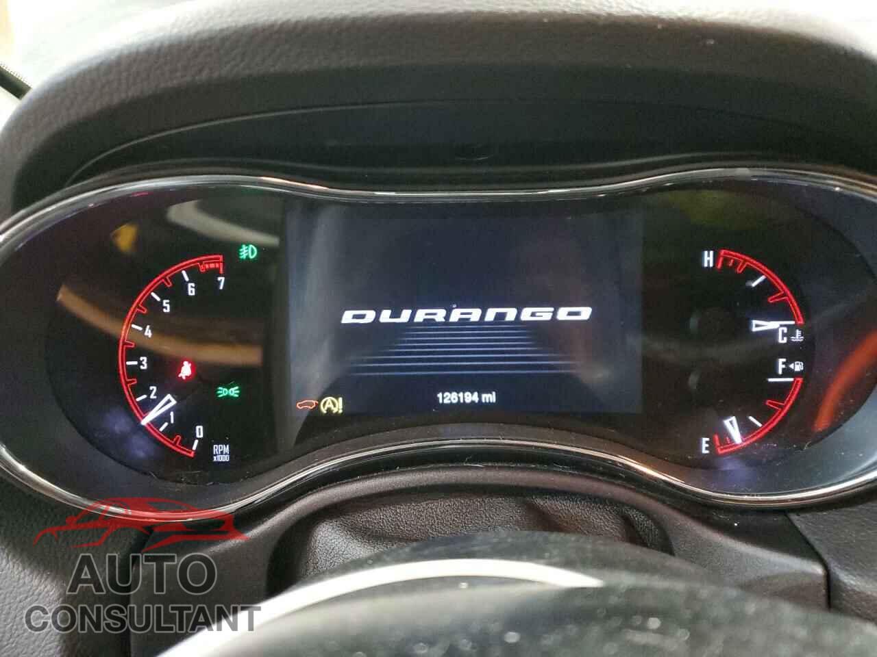 DODGE DURANGO 2017 - 1C4RDJDGXHC961126