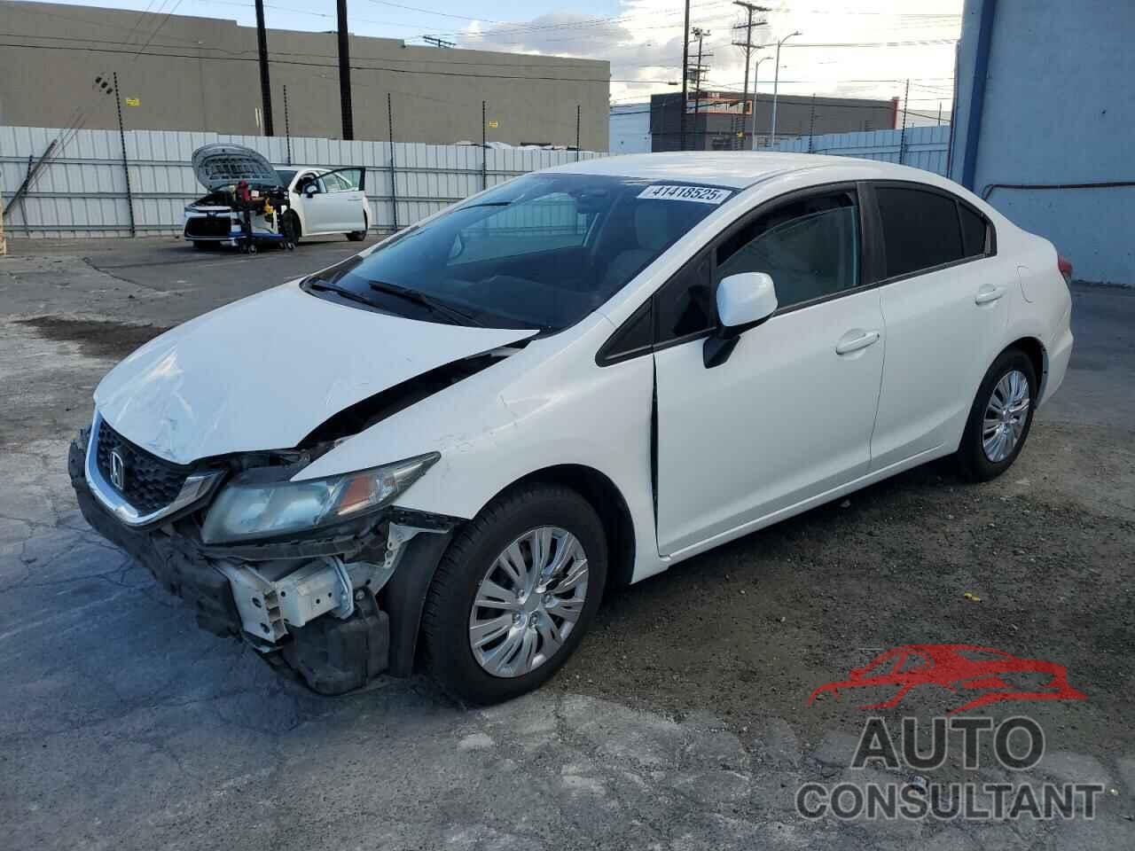 HONDA CIVIC 2013 - 19XFB2F57DE236256