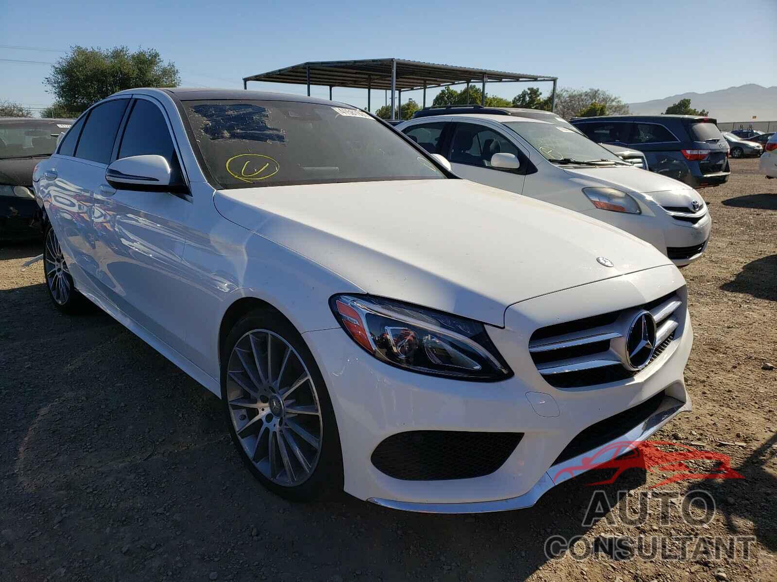 MERCEDES-BENZ C CLASS 2017 - 55SWF4JB9HU193700