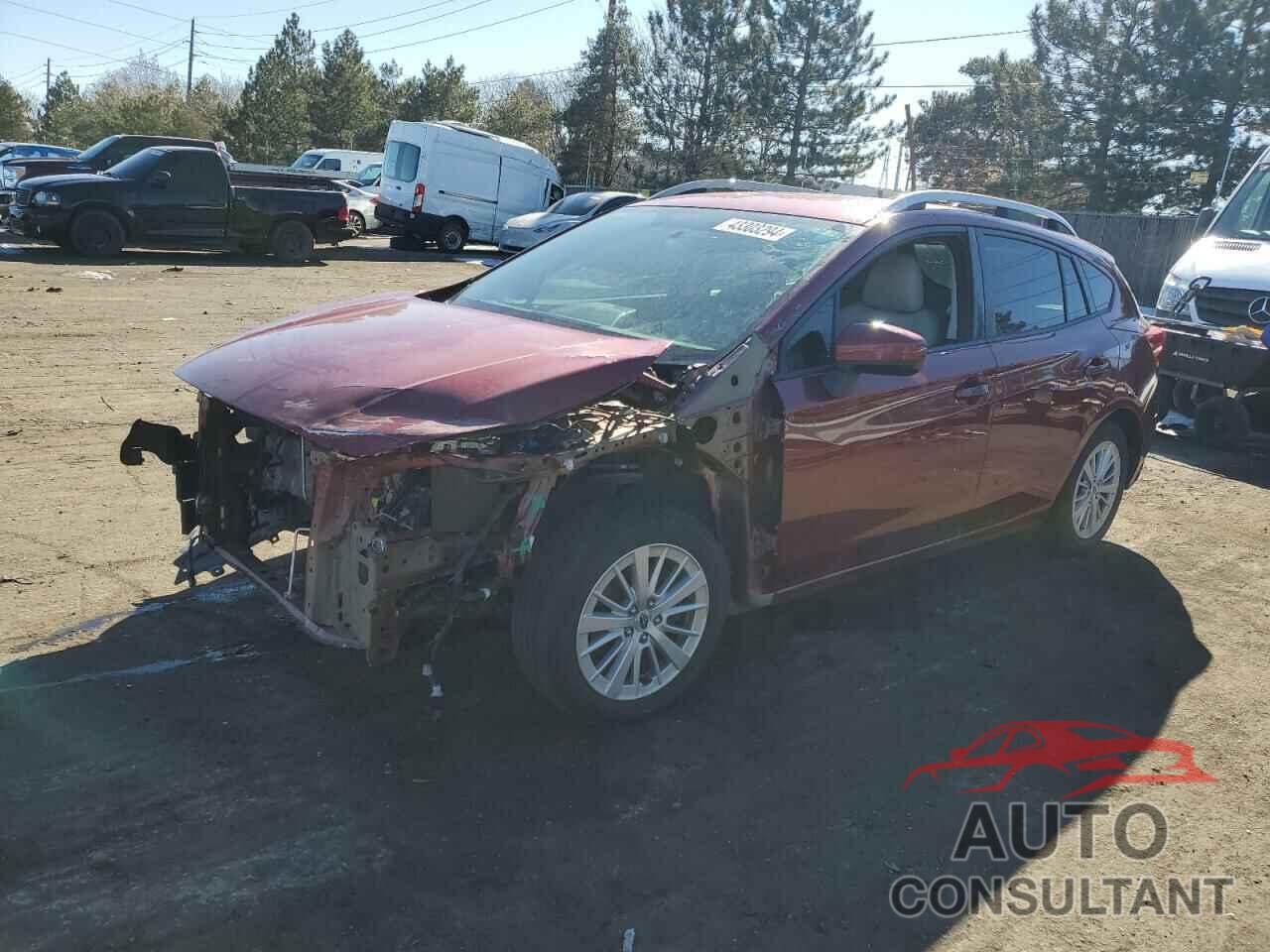 SUBARU IMPREZA 2017 - 4S3GTAB67H3731936