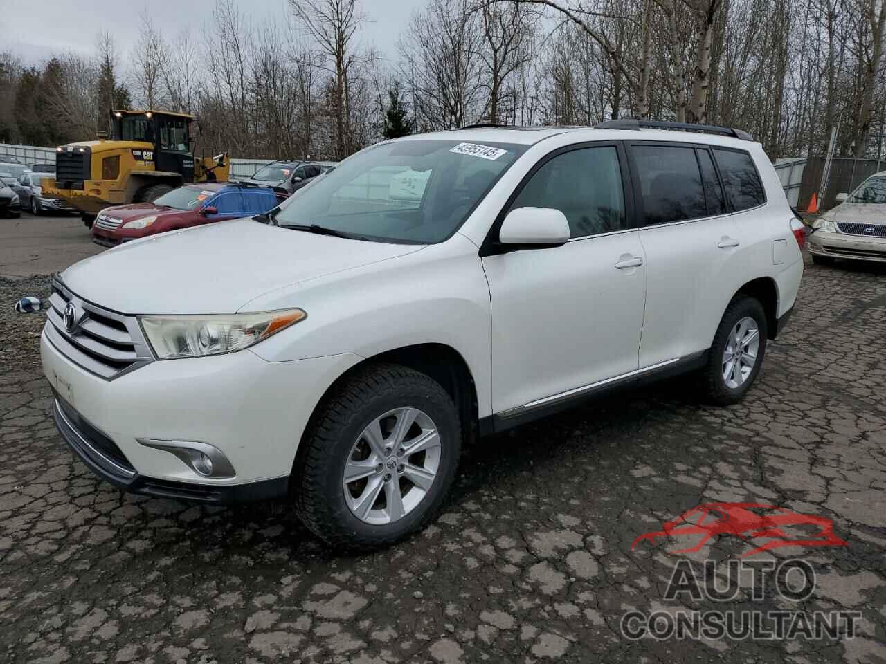 TOYOTA HIGHLANDER 2012 - 5TDBK3EH3CS168395