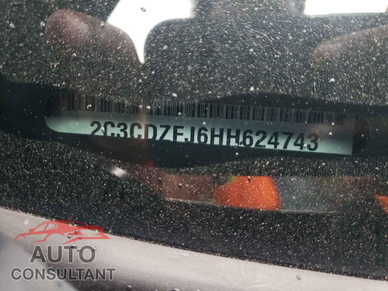DODGE CHALLENGER 2017 - 2C3CDZFJ6HH624743