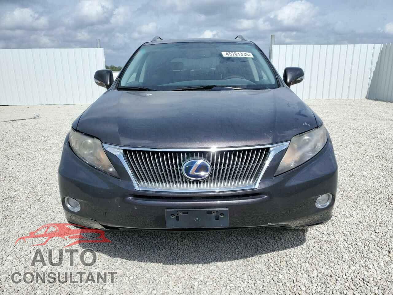 LEXUS RX450 2010 - JTJBC1BA2A2007434