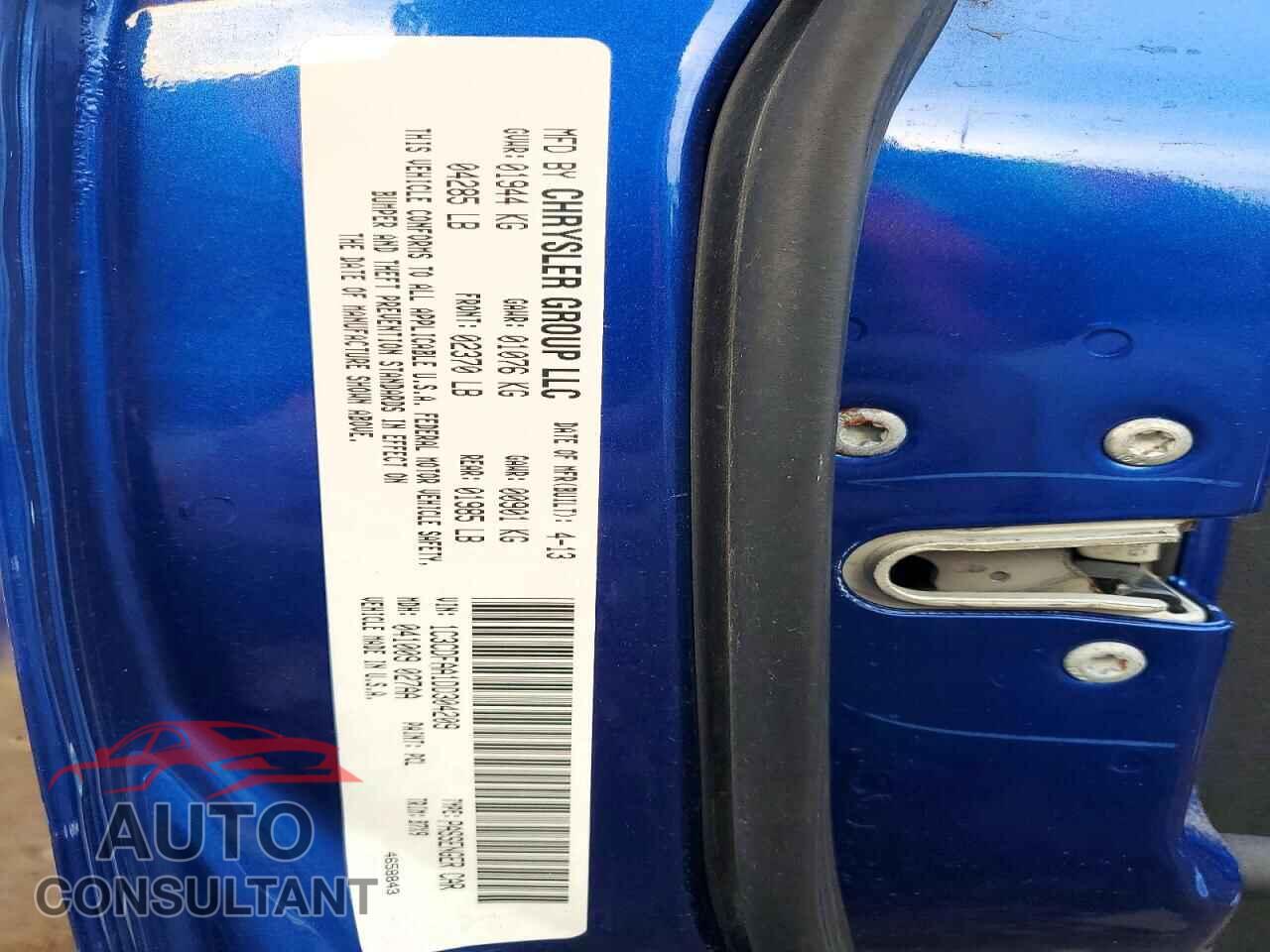 DODGE DART 2013 - 1C3CDFAA1DD304209