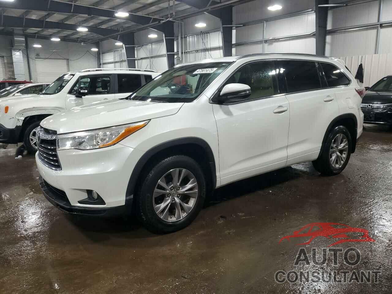 TOYOTA HIGHLANDER 2015 - 5TDJKRFH8FS137046