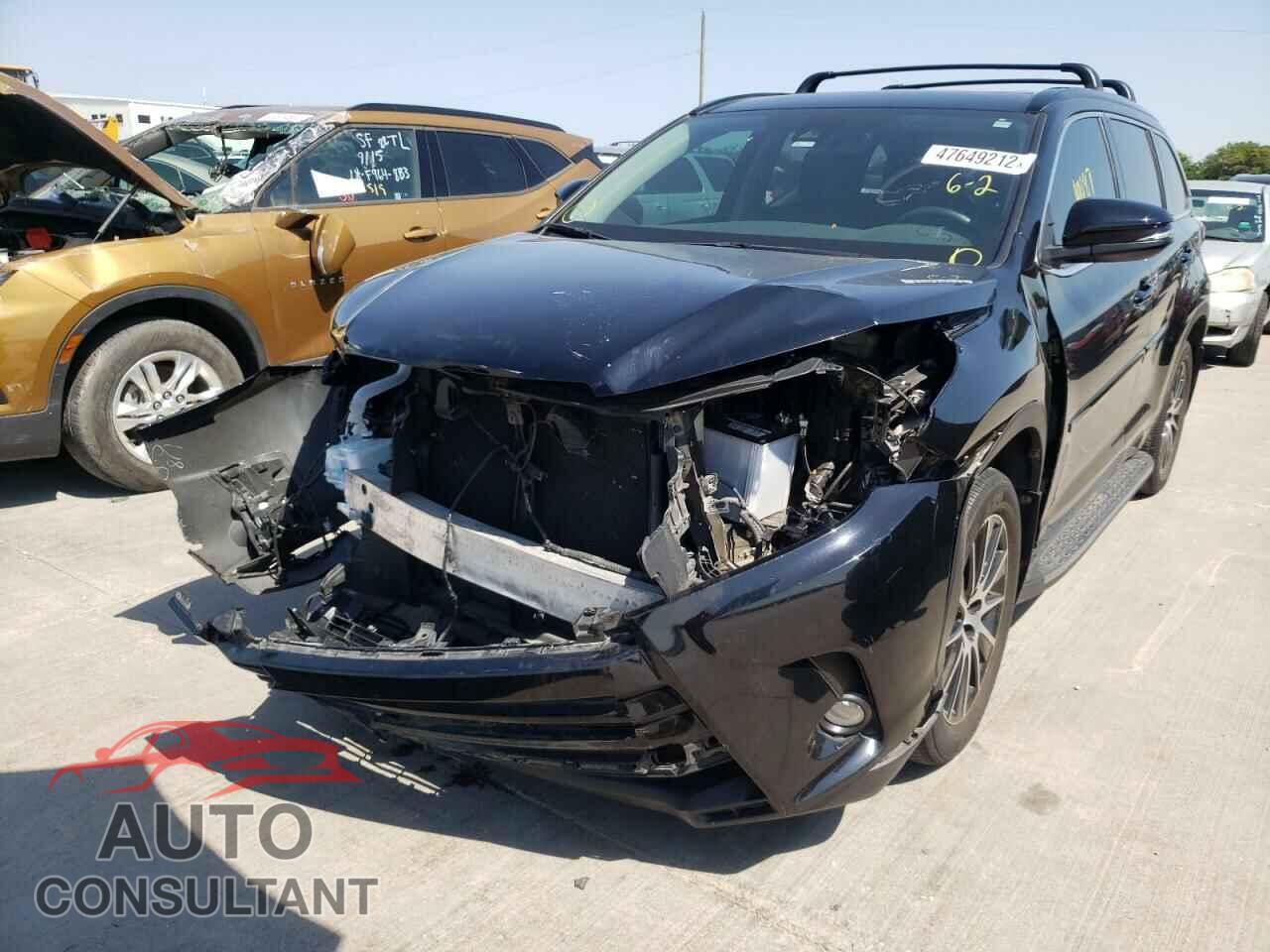 TOYOTA HIGHLANDER 2017 - 5TDKZRFH9HS521503