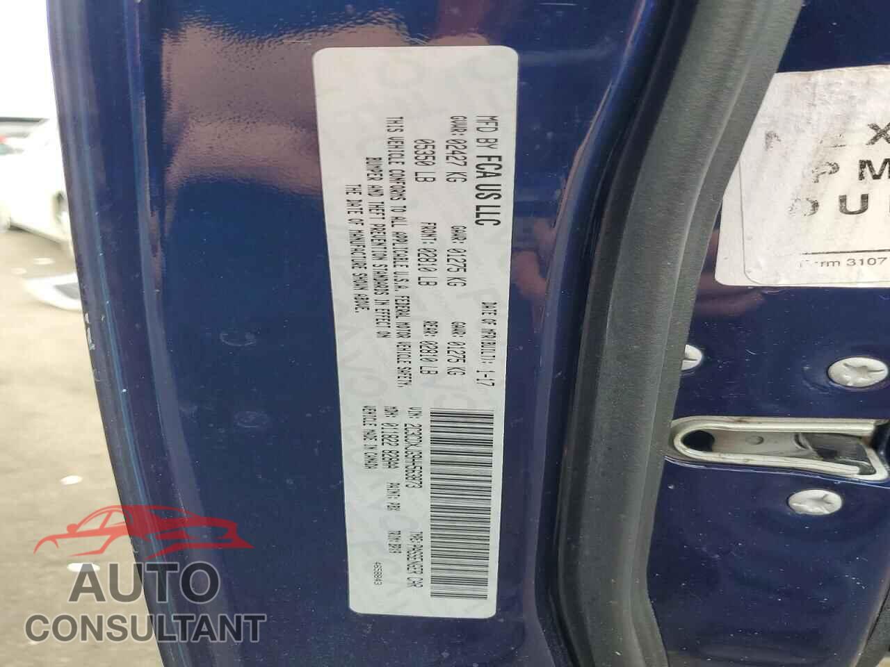 DODGE CHARGER 2017 - 2C3CDXJG9HH563873